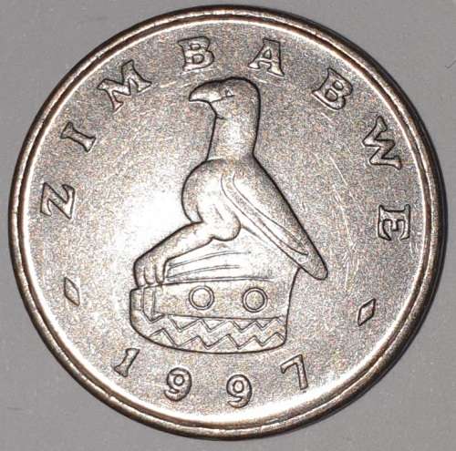 1997 - 5 CENT COIN - ZIMBABWE - (Copper-Nickel)